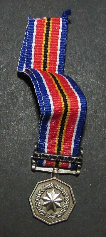 SA Army Peace Support Miniature Medal