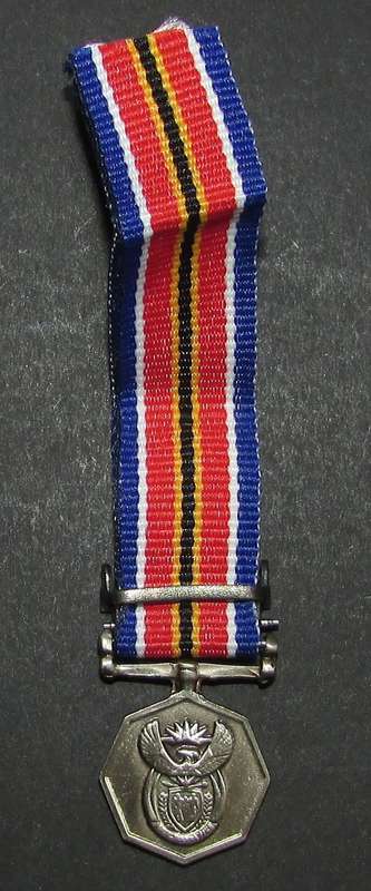 SA Army Peace Support Miniature Medal