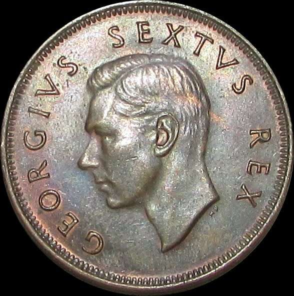 1950 Union of South Africa Penny