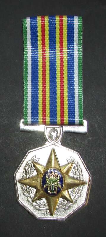 Full Size SA Silver 30 Year Service Medal - Starting under Silver