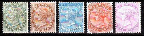 Bermuda Queen Victoria Mint Lot - CV R 1375.00