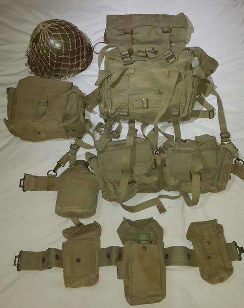 Original RSA Military Kit + Webbing + Clothes (1970's)