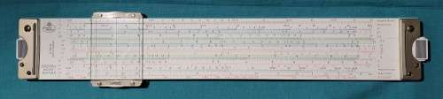 Faber-Castell 2/83N Novo-Duplex Slide Rule with instruction manual (English) and other extras!