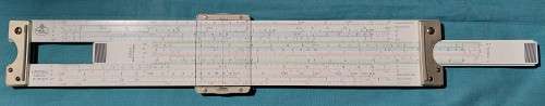 Faber-Castell 2/83N Novo-Duplex Slide Rule with instruction manual (English) and other extras!