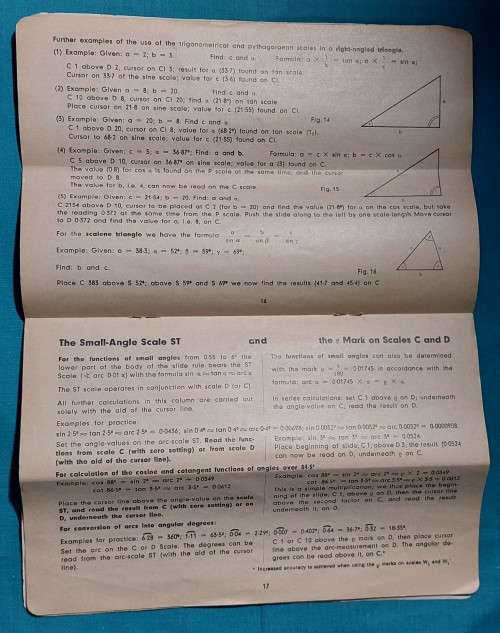 Faber-Castell 2/83N Novo-Duplex Slide Rule with instruction manual (English) and other extras!