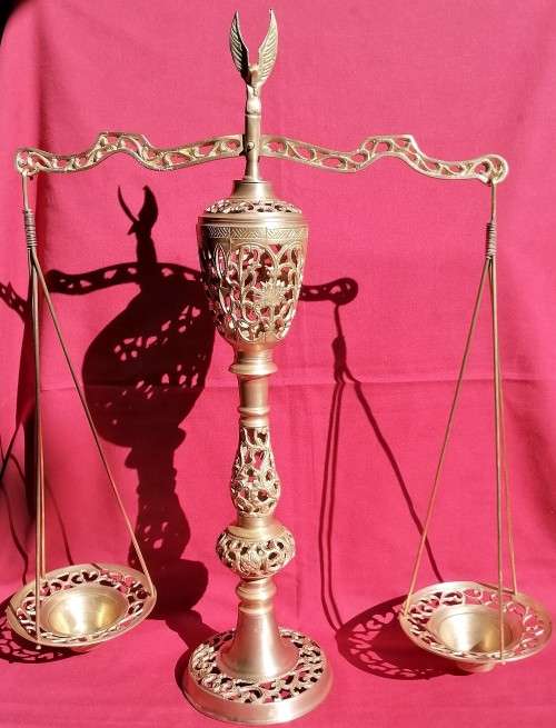 Vintage Brass Libra Scale