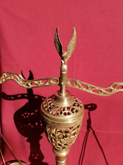 Vintage Brass Libra Scale