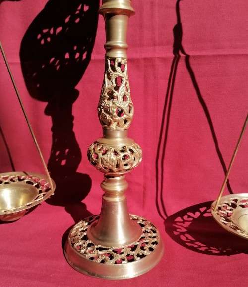 Vintage Brass Libra Scale