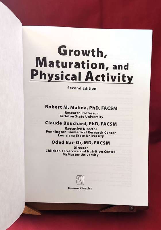 Growth , Maturation, and Physical Activity- Robert M Malina