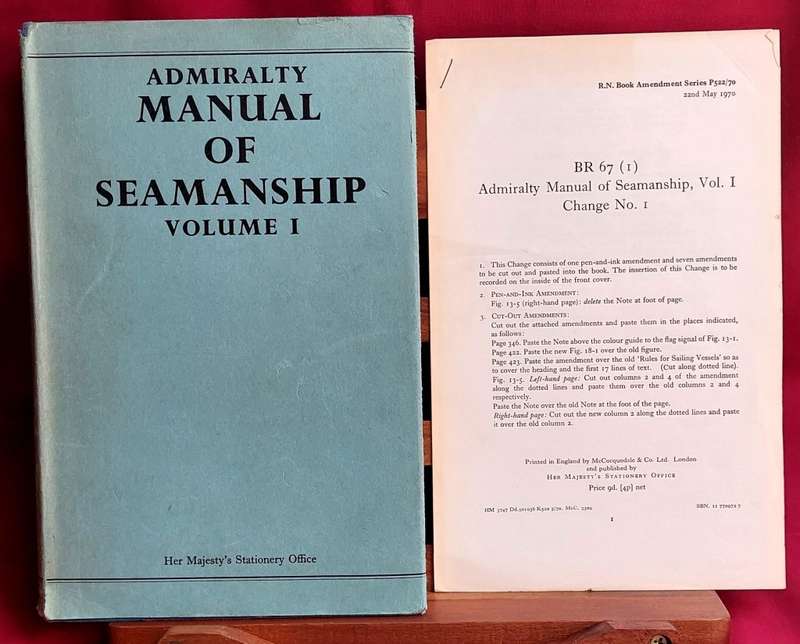Admiralty Manual of Seamanship - Volume 1 - 1964