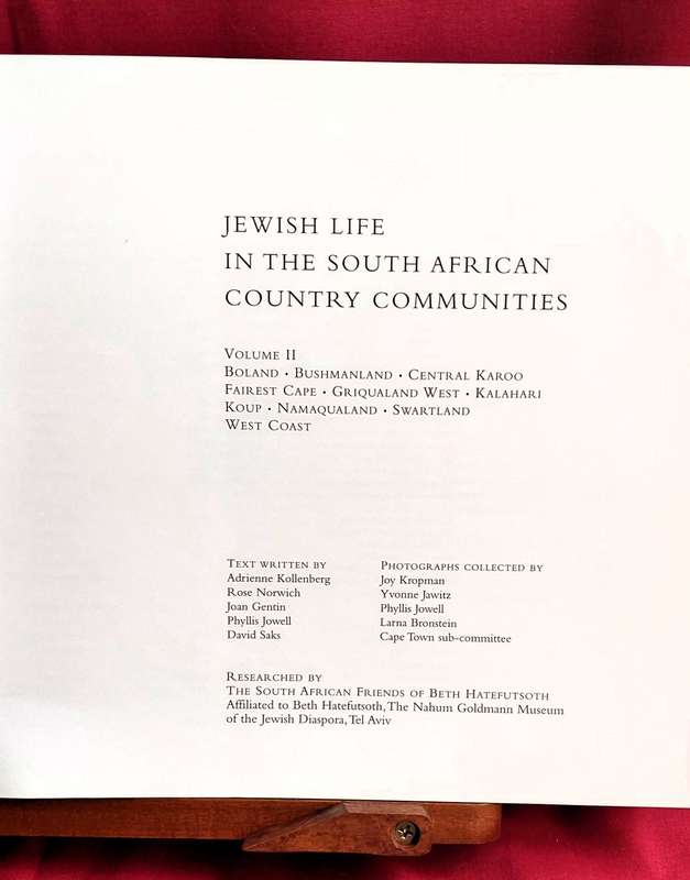 Jewish Life in the S A Country Communities - Volume 2