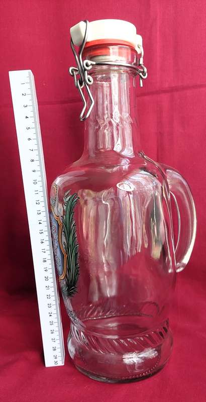 Thuringen Glass Bottle with Thuringia Coat of Arms