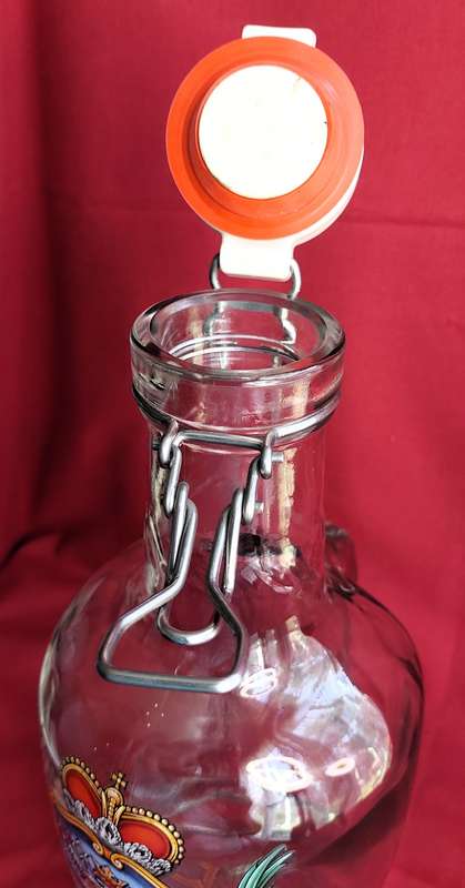 Thuringen Glass Bottle with Thuringia Coat of Arms