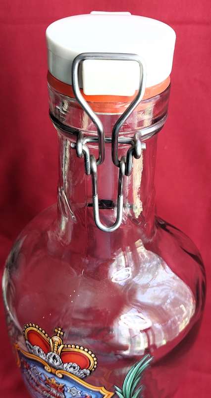 Thuringen Glass Bottle with Thuringia Coat of Arms