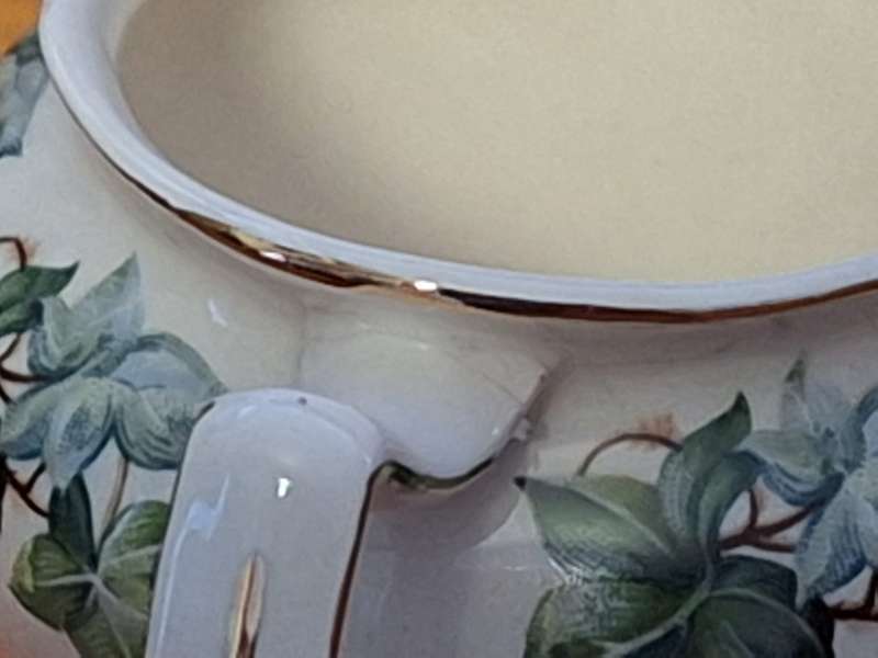 Antique "Old Chelsea Ivy Evergreen Pattern" Johnson Bros. Demitasse 15 Piece Coffee Set