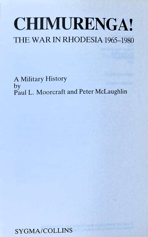 Chimurenga (1965 - 1980) - Paul Moorcraft & Peter McLaughlin