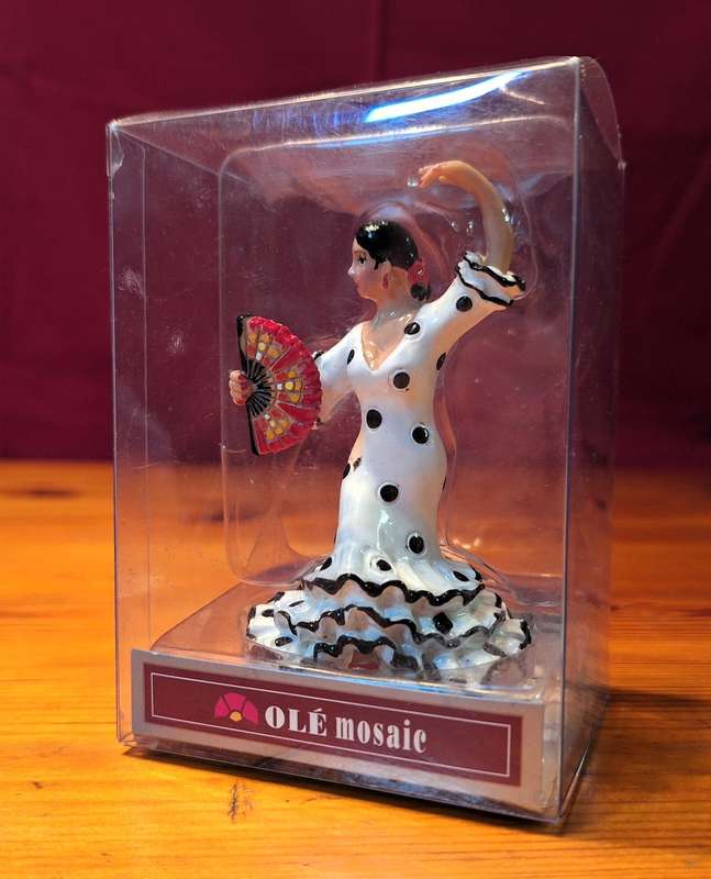 Ole Mosaic Spanish Flamenco Dancer (In protective plastic packaging)