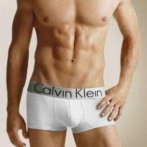 BLACK CK MENS BOXERS LARGE