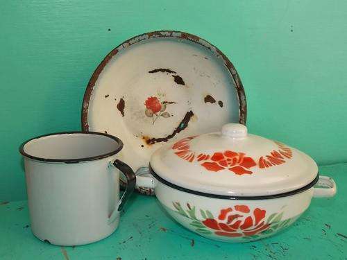 * Enamel one lot *
