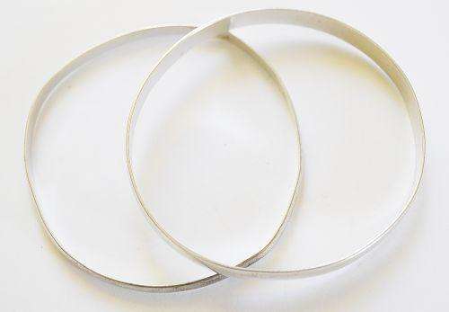 2 Silver Bangles