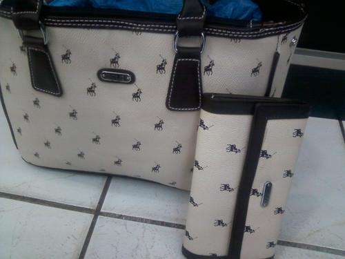 polo handbag and matching wallet
