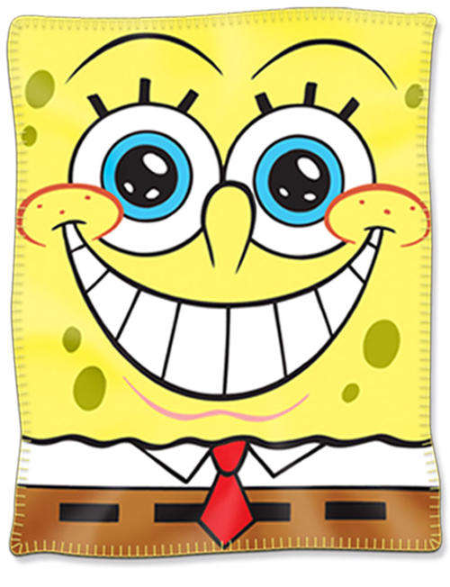 SpongeBob Square Pants Polar Fleece Throw/Blanket