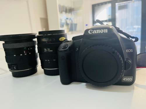 Canon 450D + 3lenses
