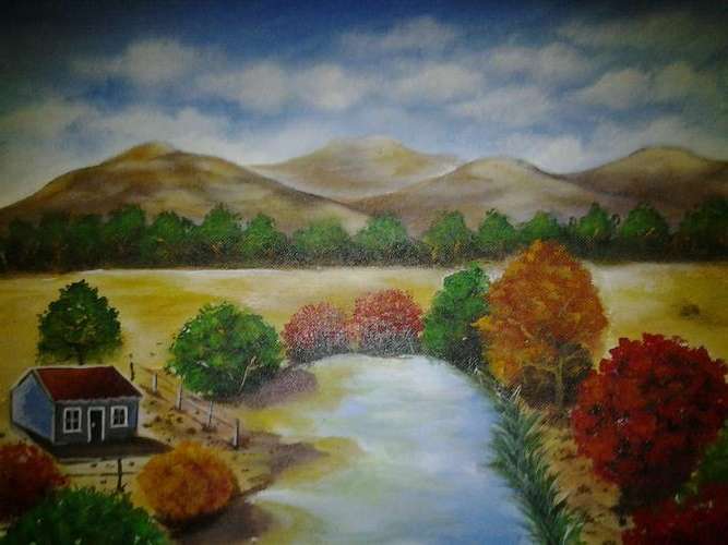 MOSES MASOKO OIL ON CANVAS