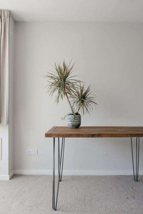 70cm -  Hairpin legs, Desk / Dining Room Table - Powder Coated Black