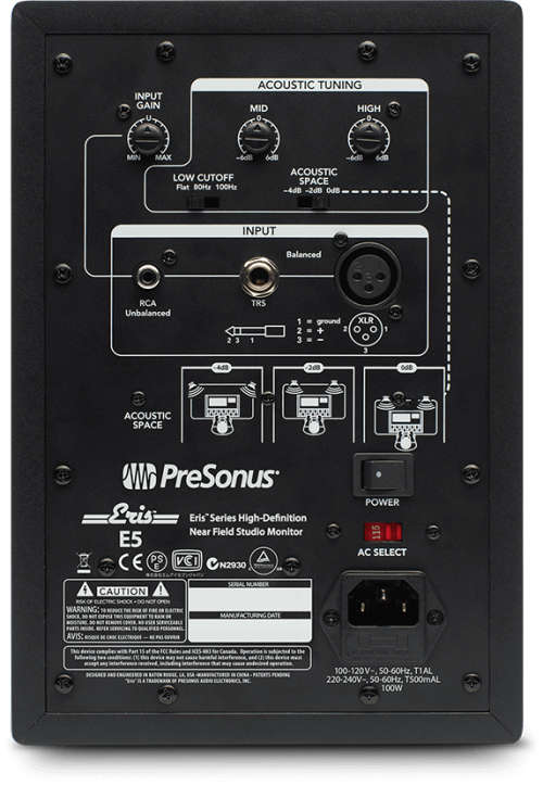 Presonus Series E5 Studio monitor (Pair)