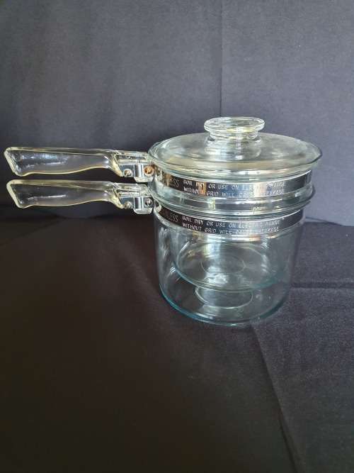 Vintage Pyrex Flameware Double Boiler