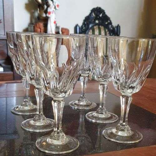 Gorgeous Set of Six Sherry Glasses