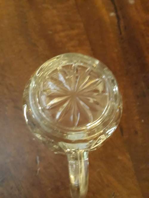 Beautifull Molded Glass Milk Jug
