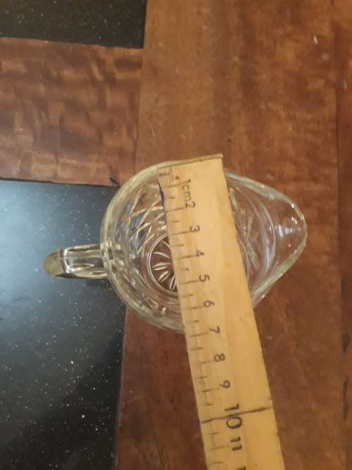 Beautifull Molded Glass Milk Jug
