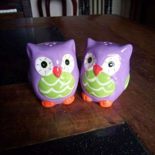Stunning Owls Salt and Pepper Pots