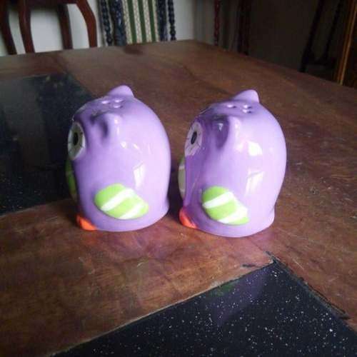 Stunning Owls Salt and Pepper Pots