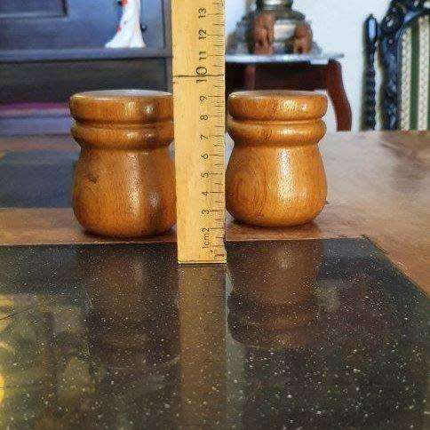 *Large Wood salt and Pepper Shakers*