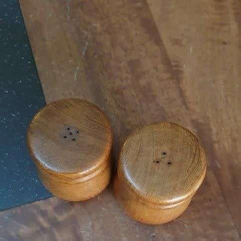 *Large Wood salt and Pepper Shakers*
