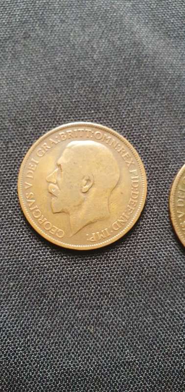1912,1915,1917,1918 One Penny Coin