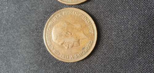 1921,1927 One Penny Coin