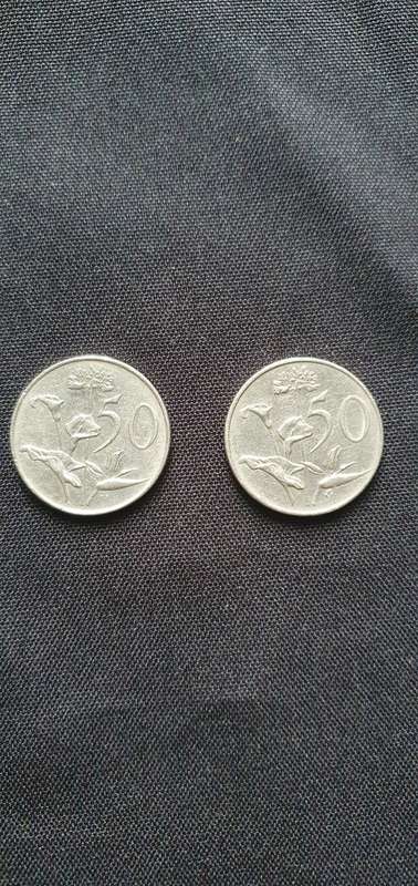 South African 50 Cent 1977,1988