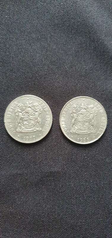 South African 50 Cent 1977,1988