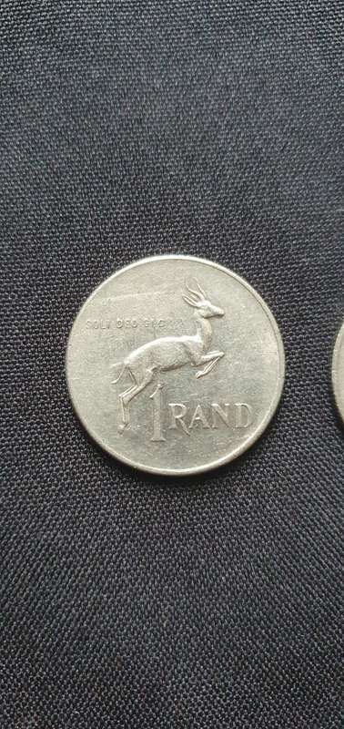 South African 1 Rand Coin 1977, 1988