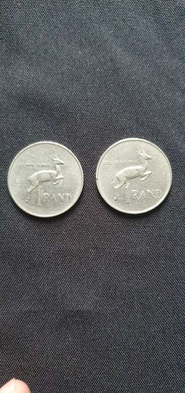 South African 1 Rand Coin 1979, 1988