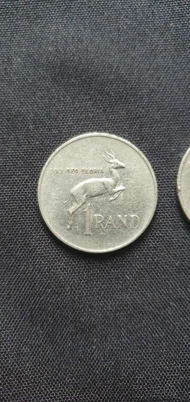 South African 1 Rand Coin 1979, 1988