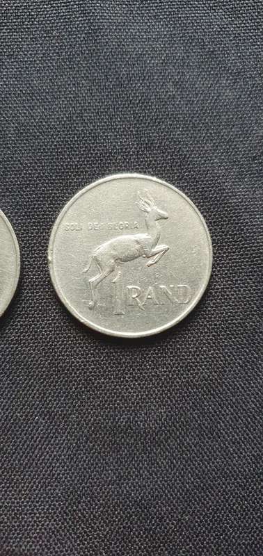 South African 1 Rand Coin 1979, 1988