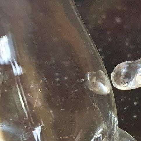Hand Blown Glass Milk Jug R50