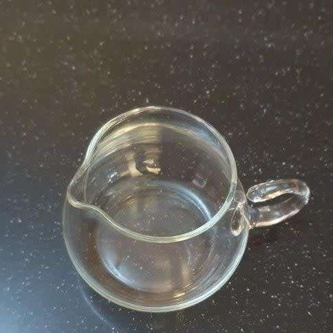 Hand Blown Glass Milk Jug R50
