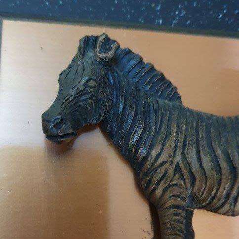 Copper World Small Copper Wall Plaque of a Zebra