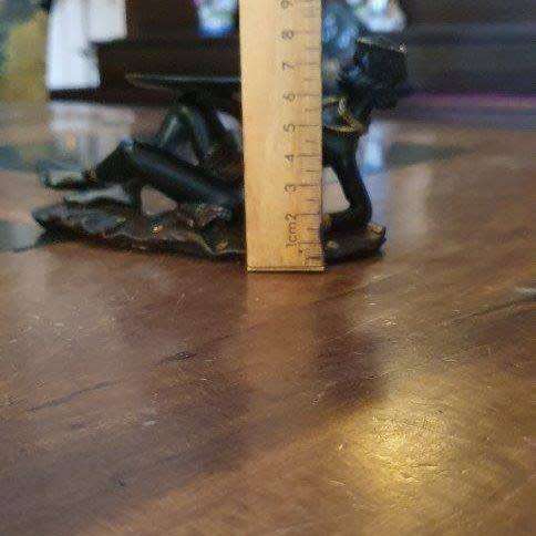 Ornamental African Lady resin Candle Stand
